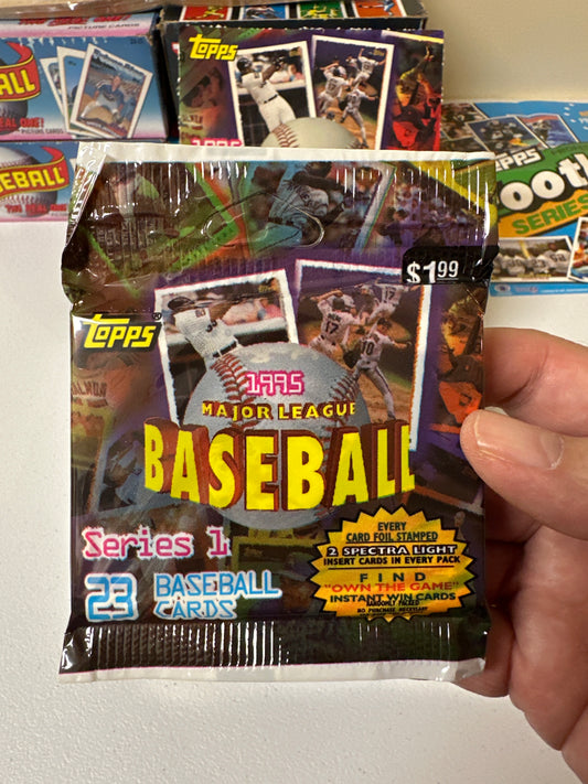 1995 Topps Baseball Series 1 Jumbo Pack