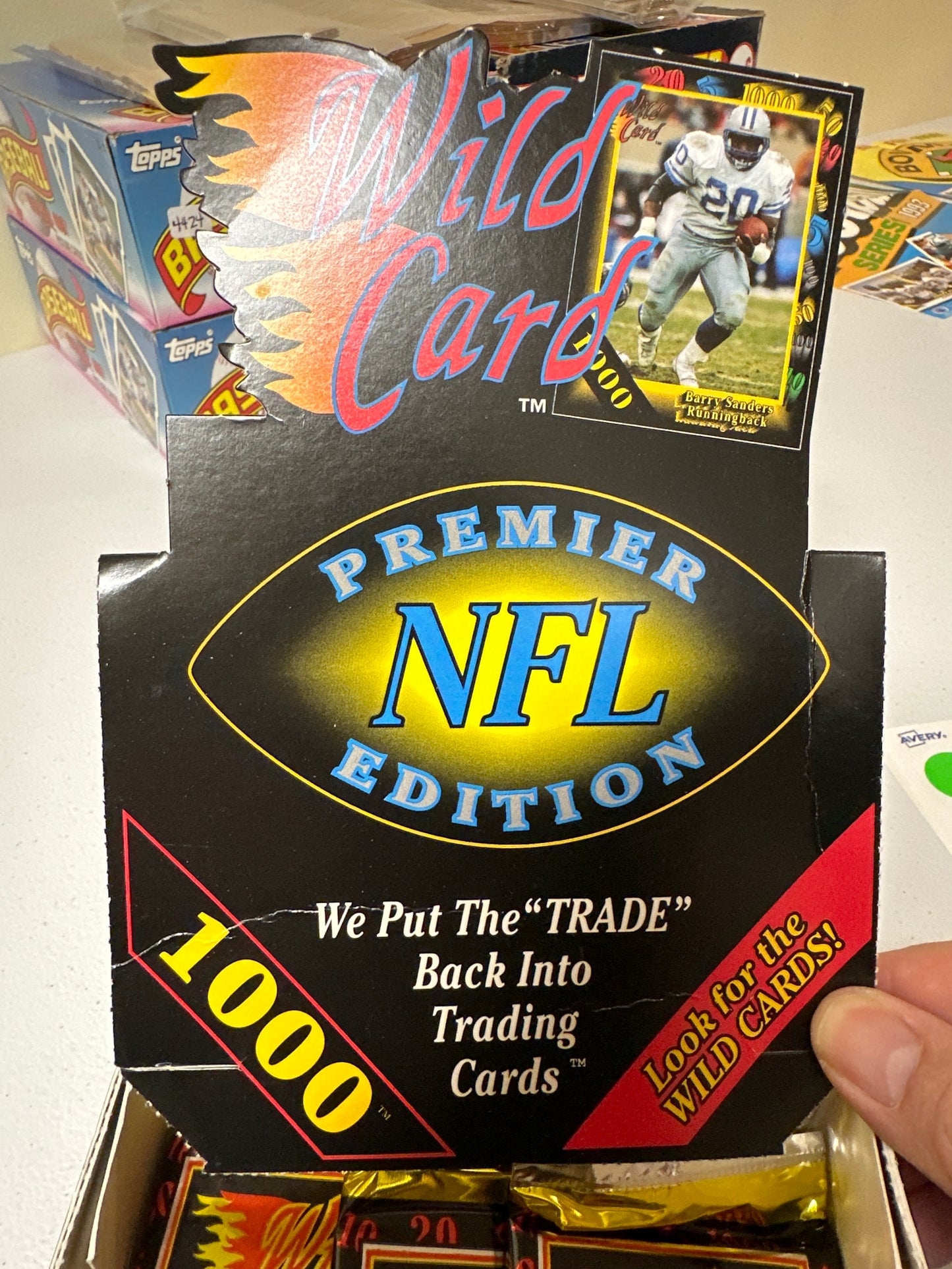 1991 Wild Card NFL Football Pack