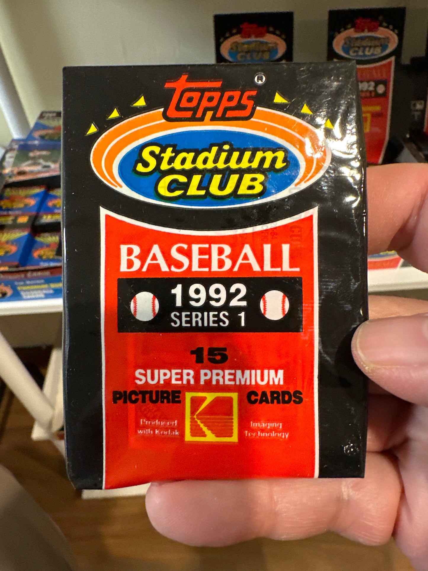 1992 Topps Stadium Club Baseball Series 1 Pack