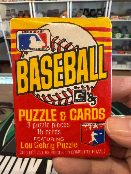 1985 Donruss Baseball Pack