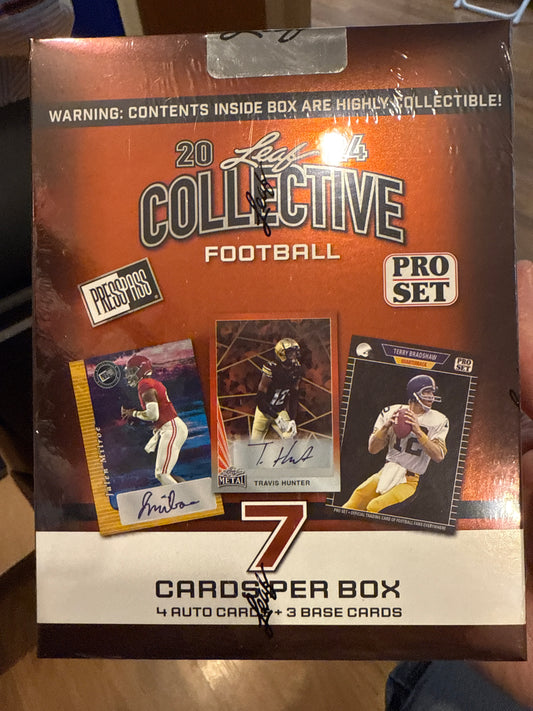 2024 Leaf Collective Football Hobby Box