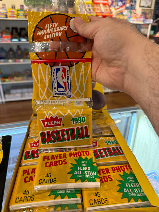 1990-91 Fleer NBA Basketball Rack Pack