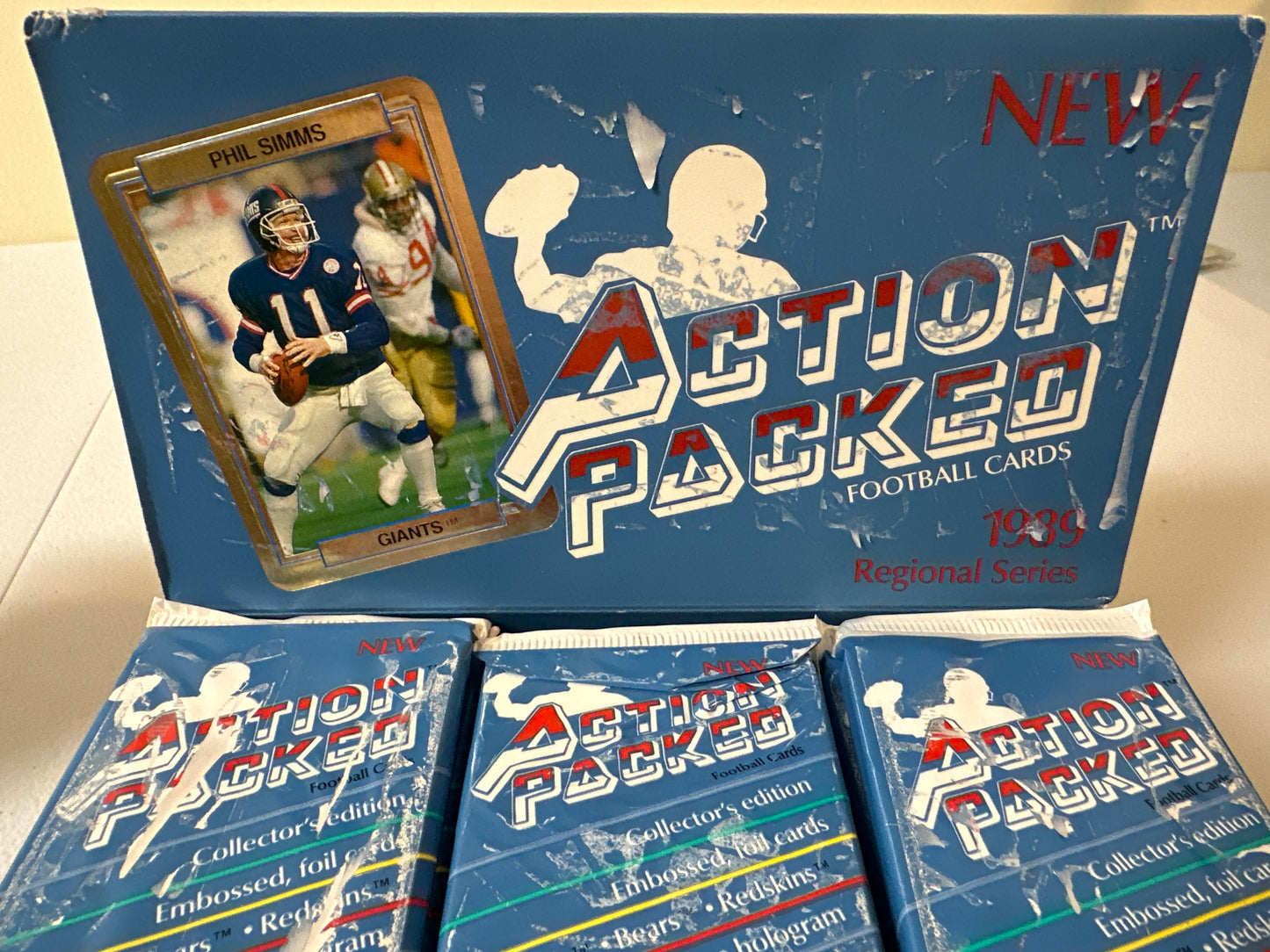 1989 Action Packed Regional Series Football Pack