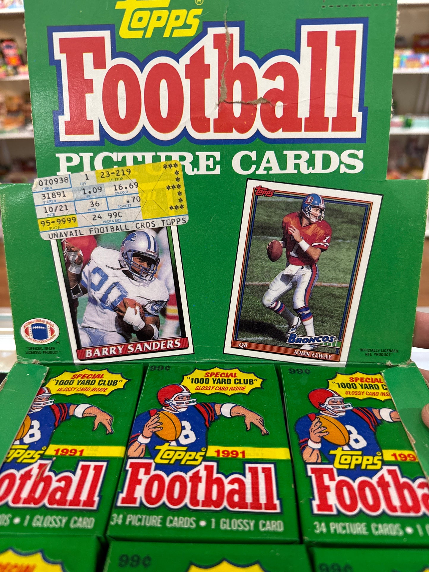 1991 Topps Football Cello Pack