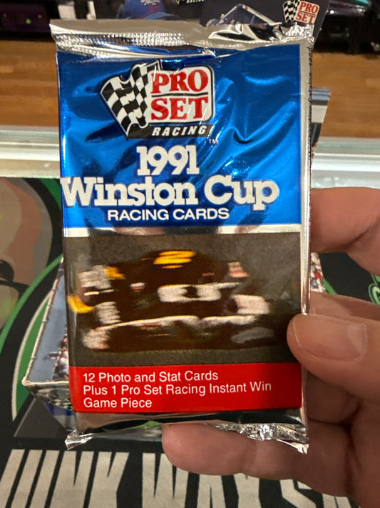 1991 Pro Set Winston Cup Racing Cards Pack