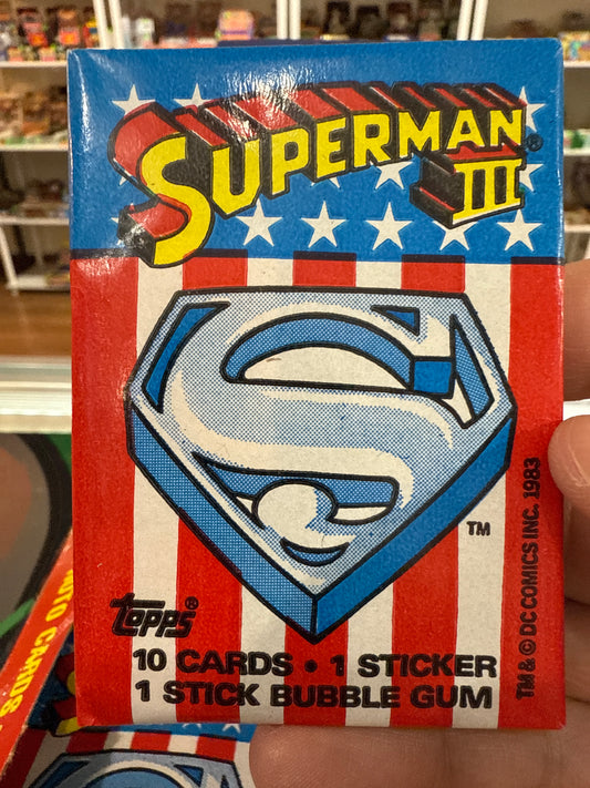 1983 Topps Superman III Pack