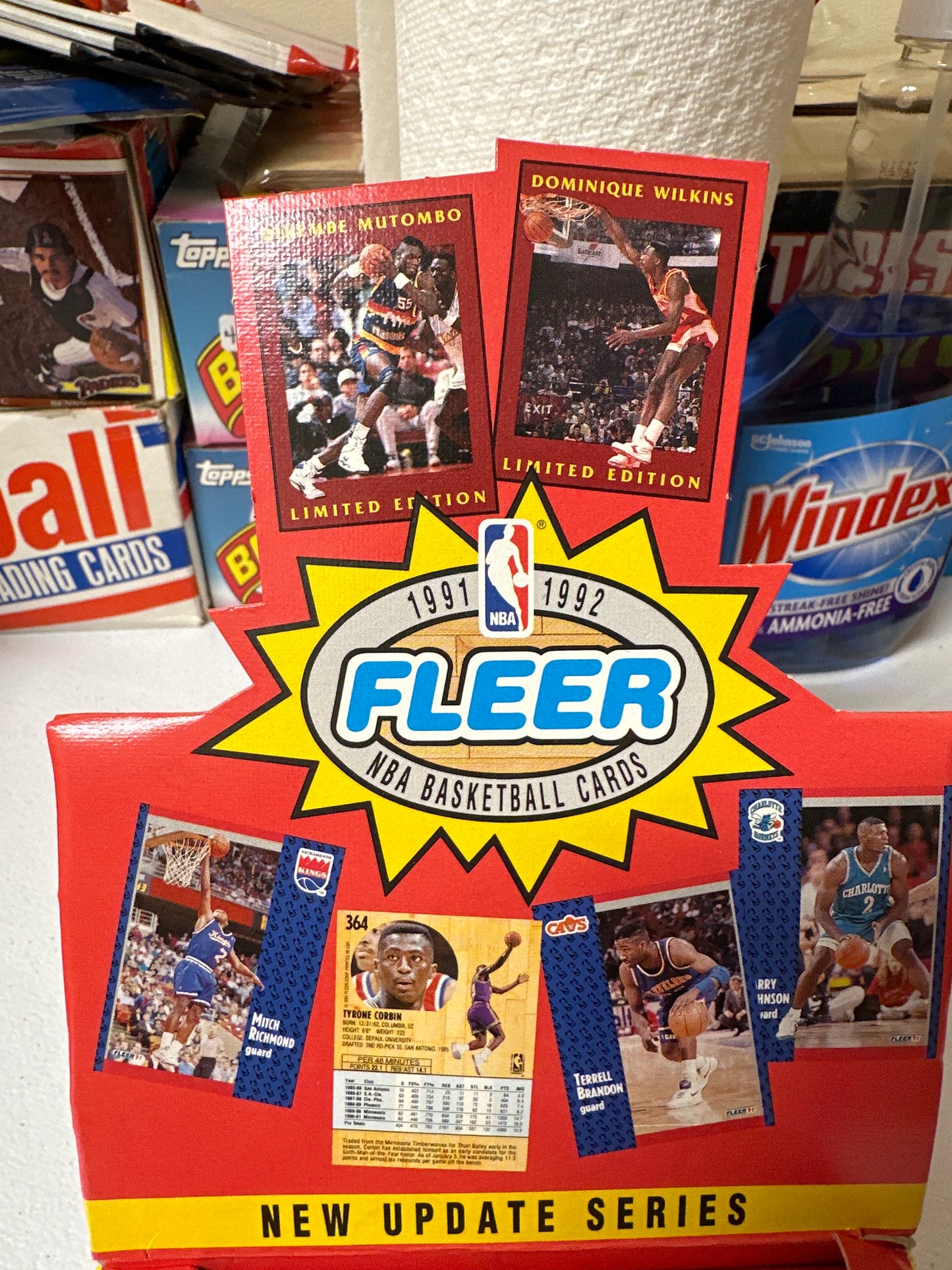 1991-92 Fleer NBA Basketball Update Series Pack