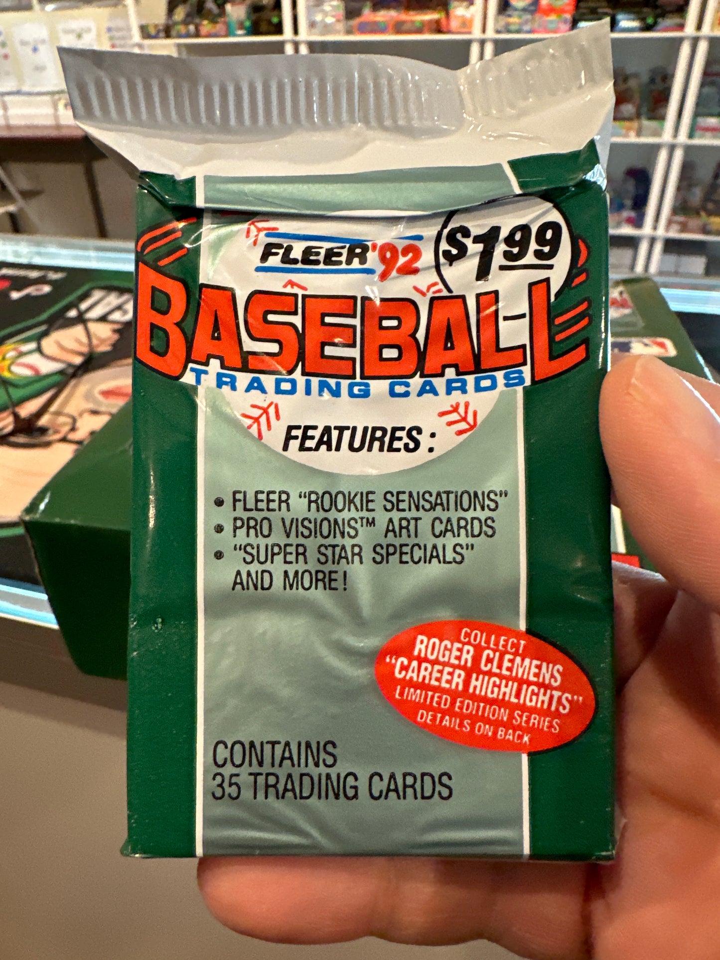 1992 Fleer Baseball Jumbo Pack