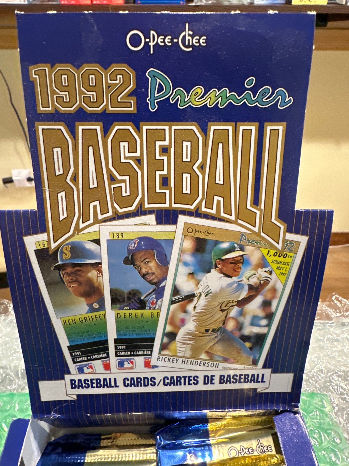 1992 O-Pee-Chee Premier Baseball Pack