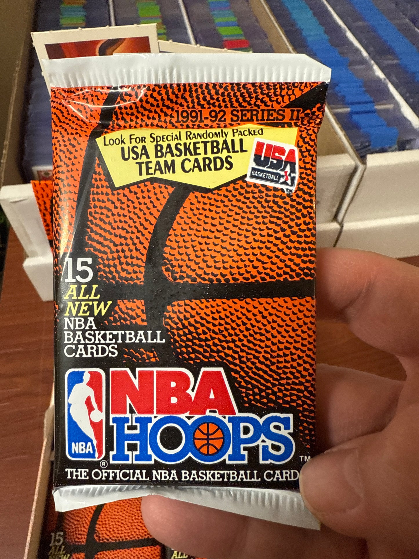 1991-92 NBA Hoops Series 2 Basketball Pack