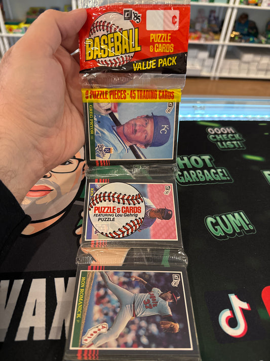 1985 Donruss Baseball Rack Pack