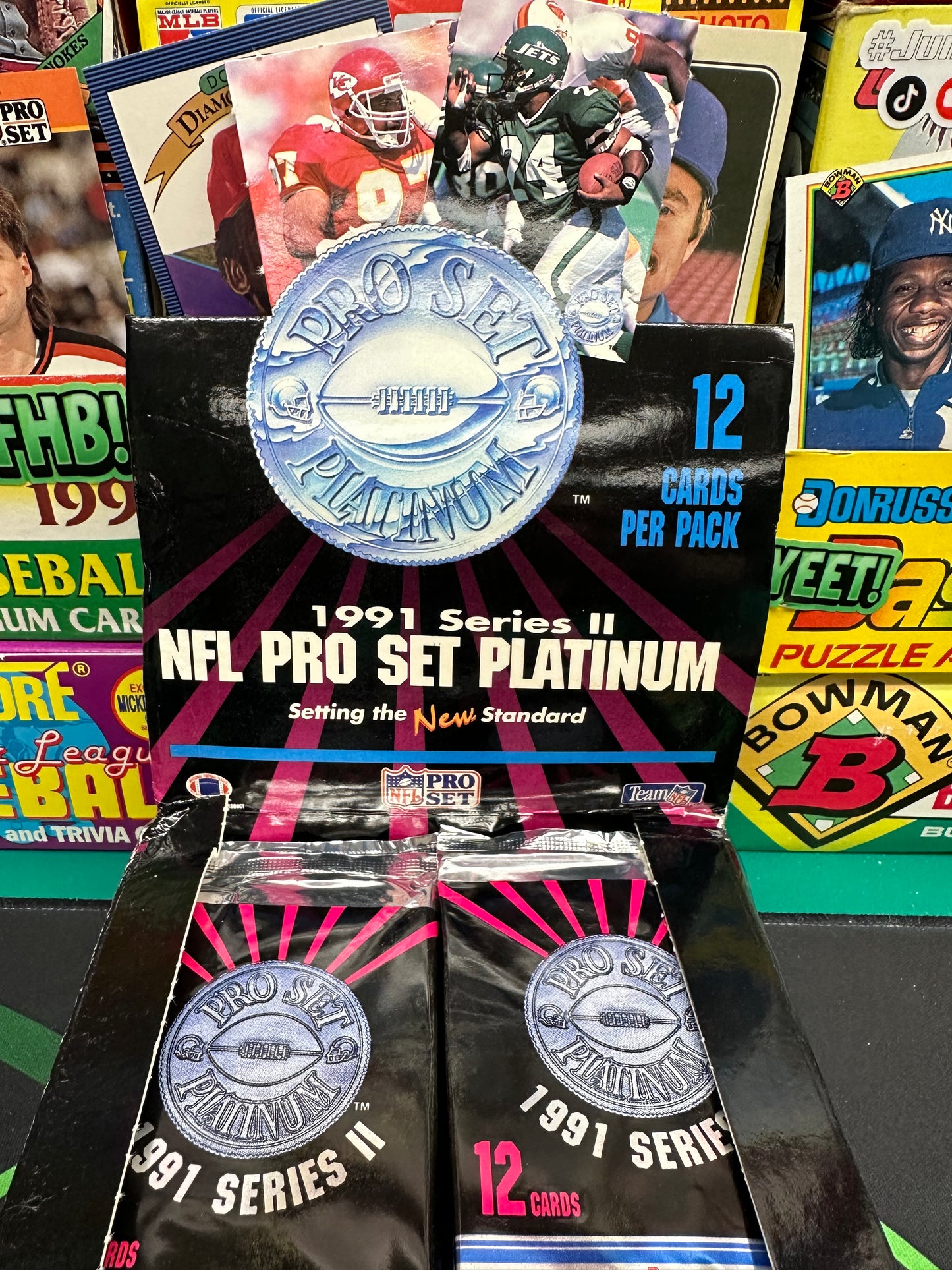 1991 Pro Set Platinum Football Series 2 Pack