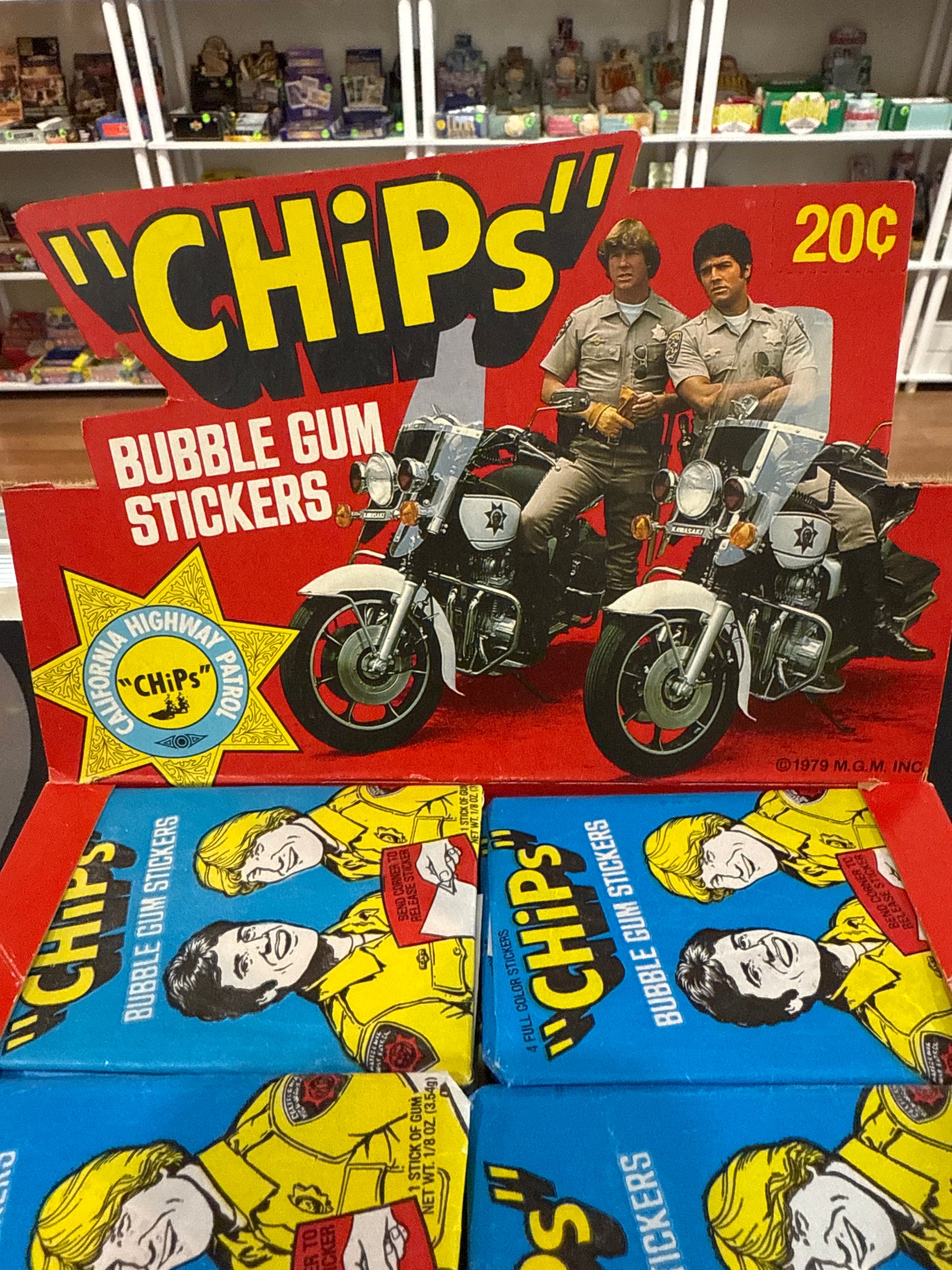 1979 Donruss CHiPs Bubble Gum Stickers Pack