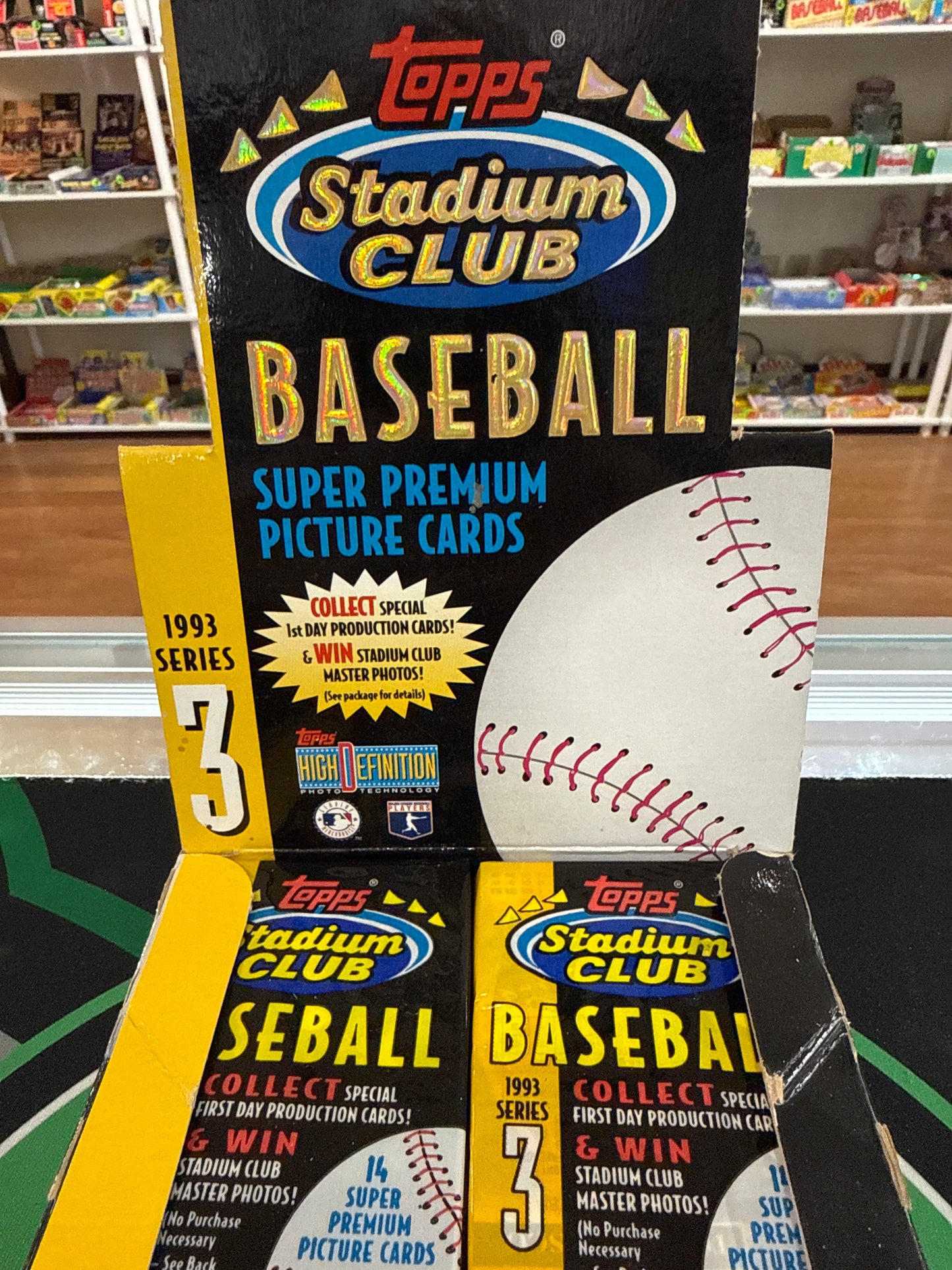 1993 Topps Stadium Club Baseball Series 3 Pack