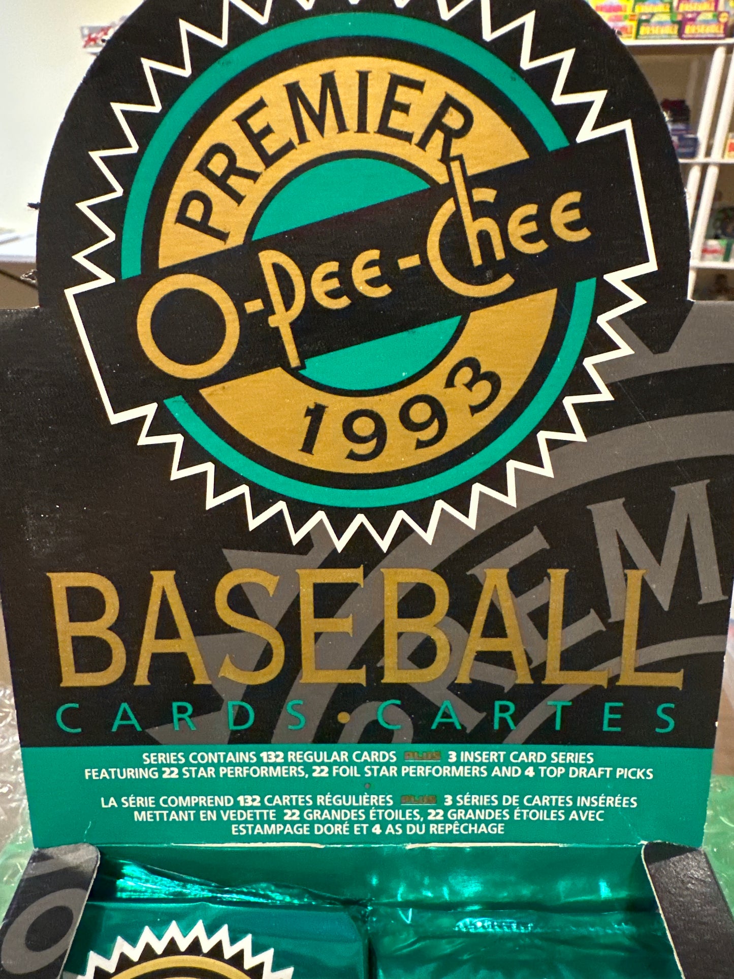 1993 O-Pee-Chee Premier Baseball Pack