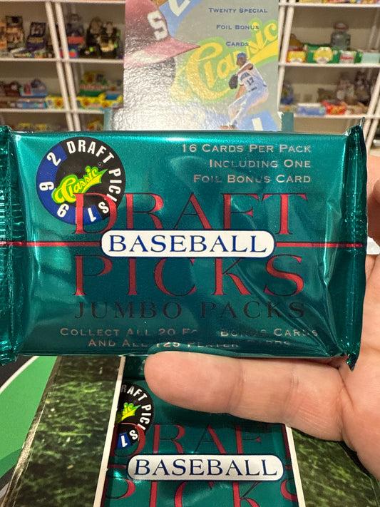 1992 Classic Draft Picks Baseball Jumbo Pack