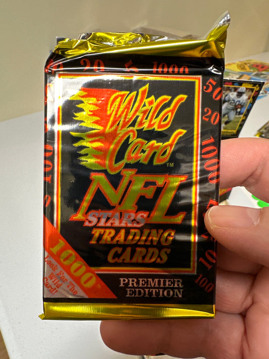 1991 Wild Card NFL Football Pack