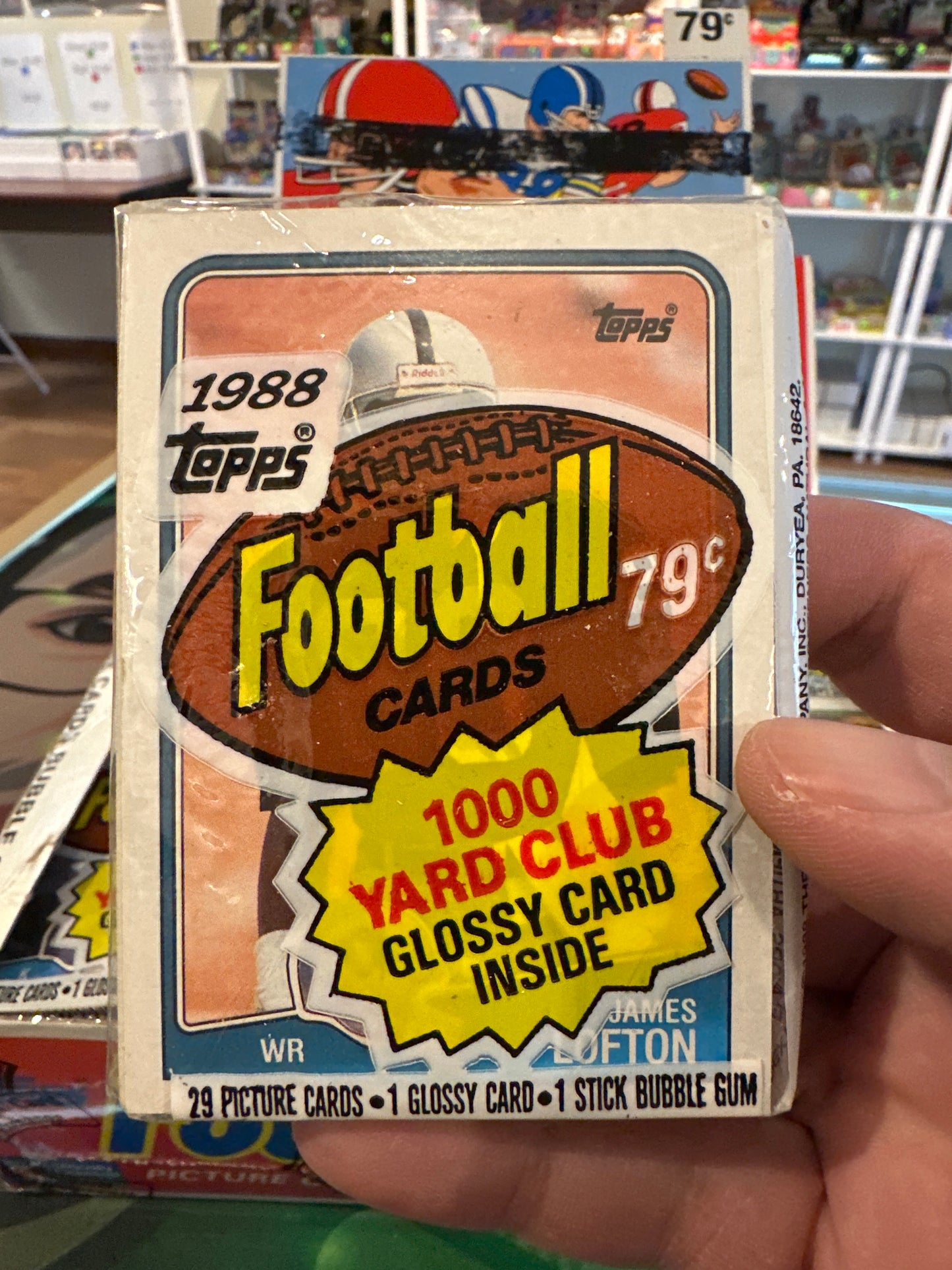 1988 Topps Football Pack Cello Pack