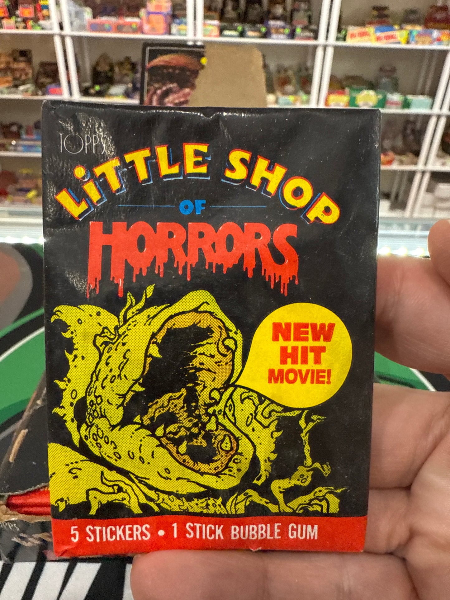 1986 Topps Little Shop Of Horrors Pack