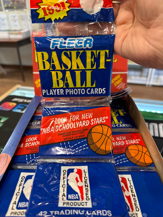 1991-92 Fleer NBA Basketball Rack Pack