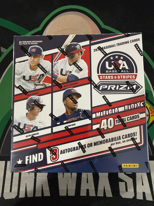 2026 Prizm Stars & Stripes Baseball Mega Box