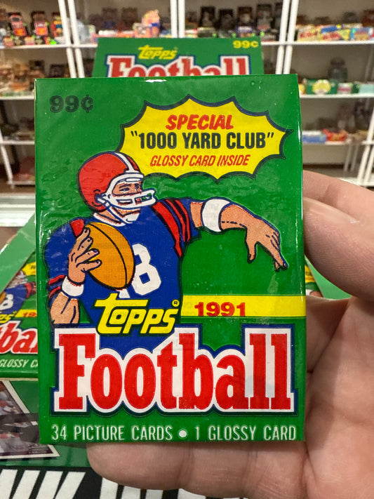 1991 Topps Football Cello Pack