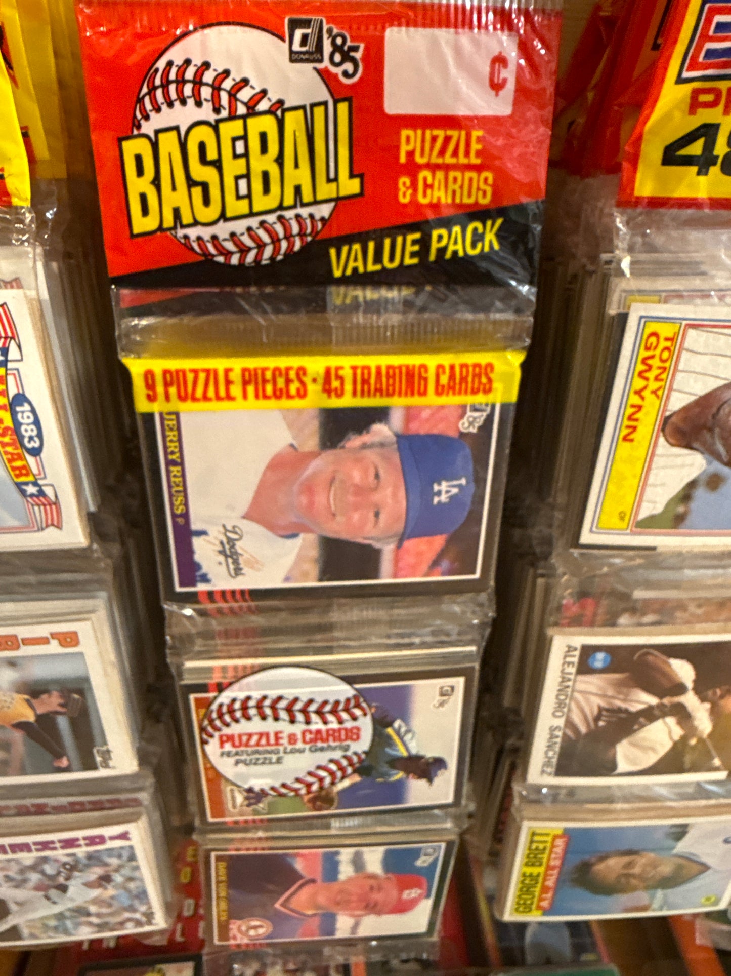 1985 Donruss Baseball Rack Pack