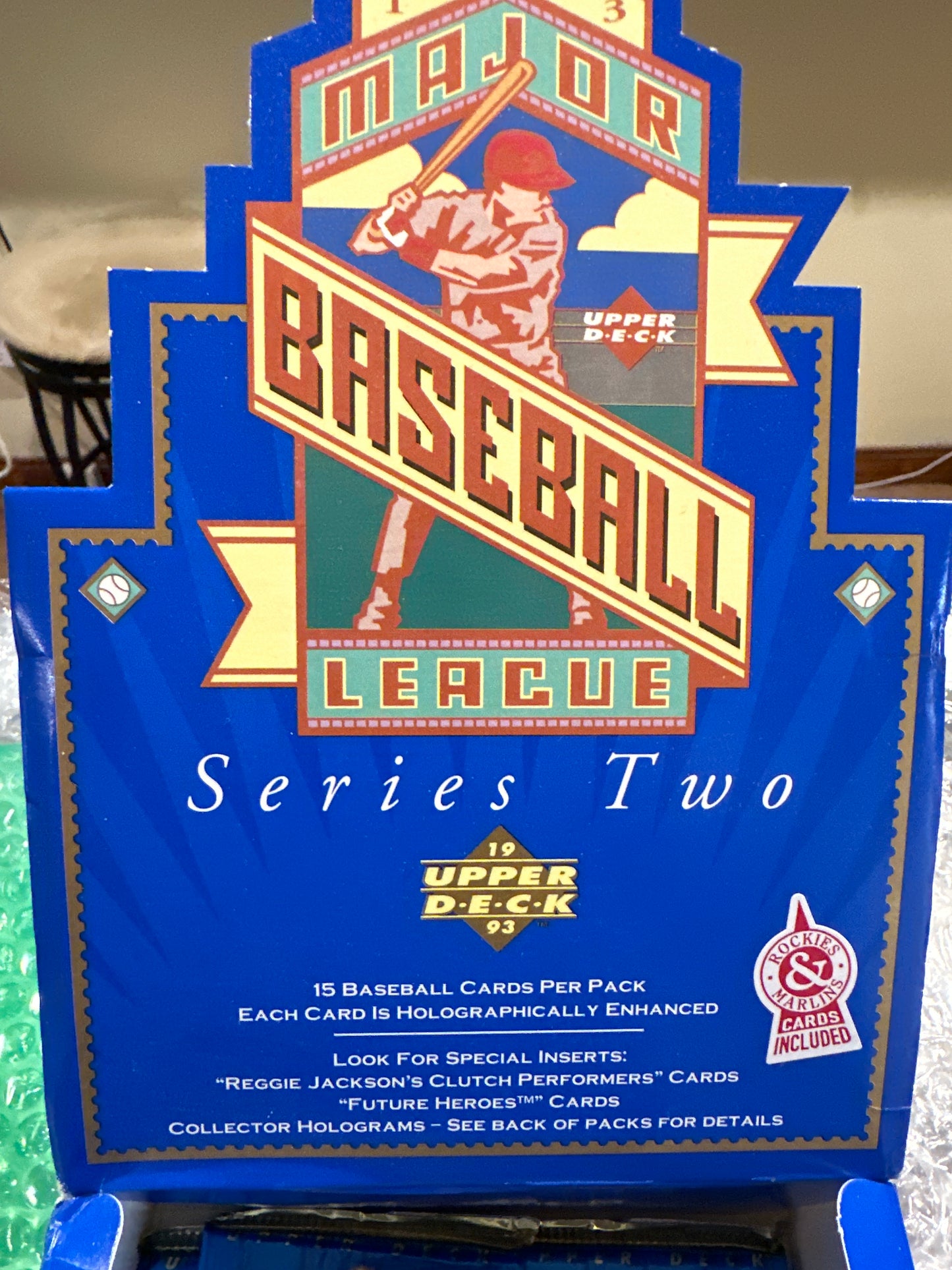 1993 Upper Deck Baseball Series 2 Pack