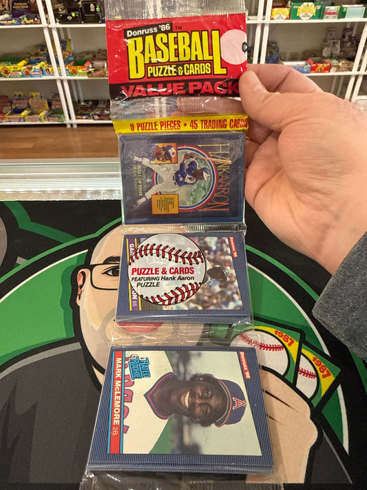 1986 Donruss Baseball Rack Pack