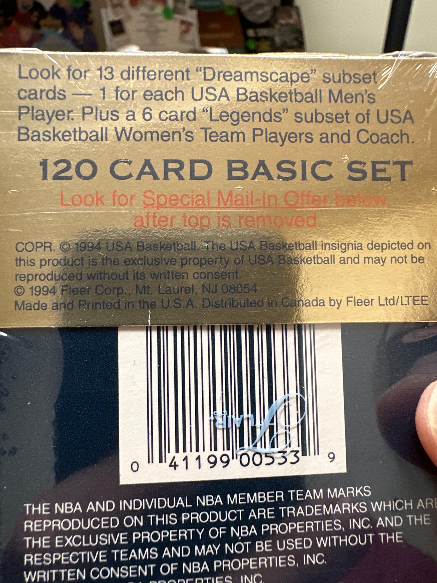 1994 Flair USA Basketball Pack