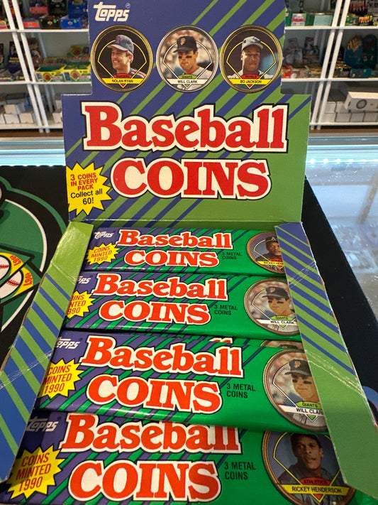 1990 Topps Baseball Coins Pack