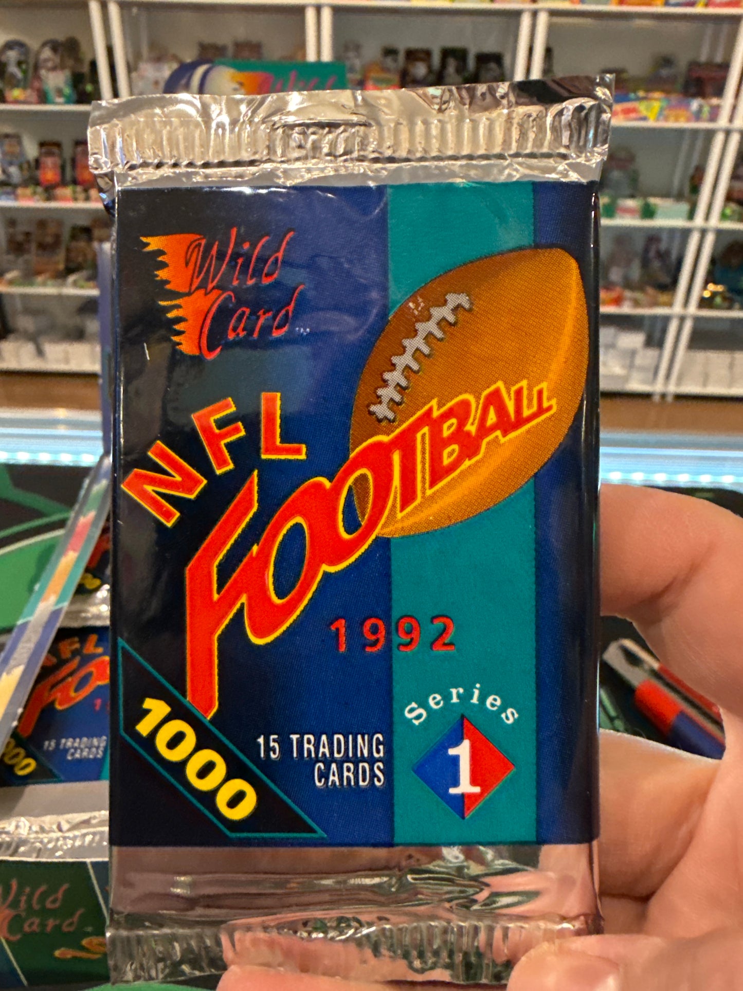 1992 Wild Card NFL Football Series 1 Pack