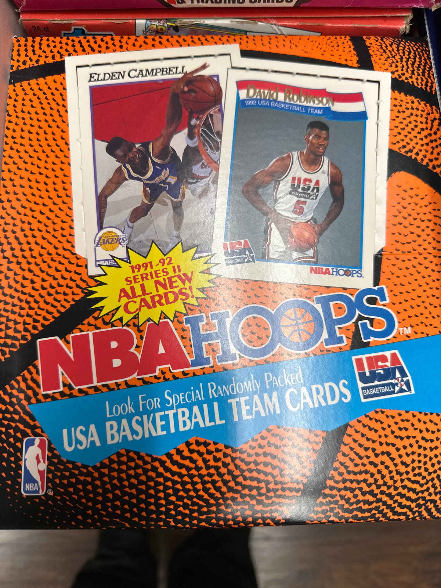 1991-92 NBA Hoops Series 2 Basketball Rack Pack