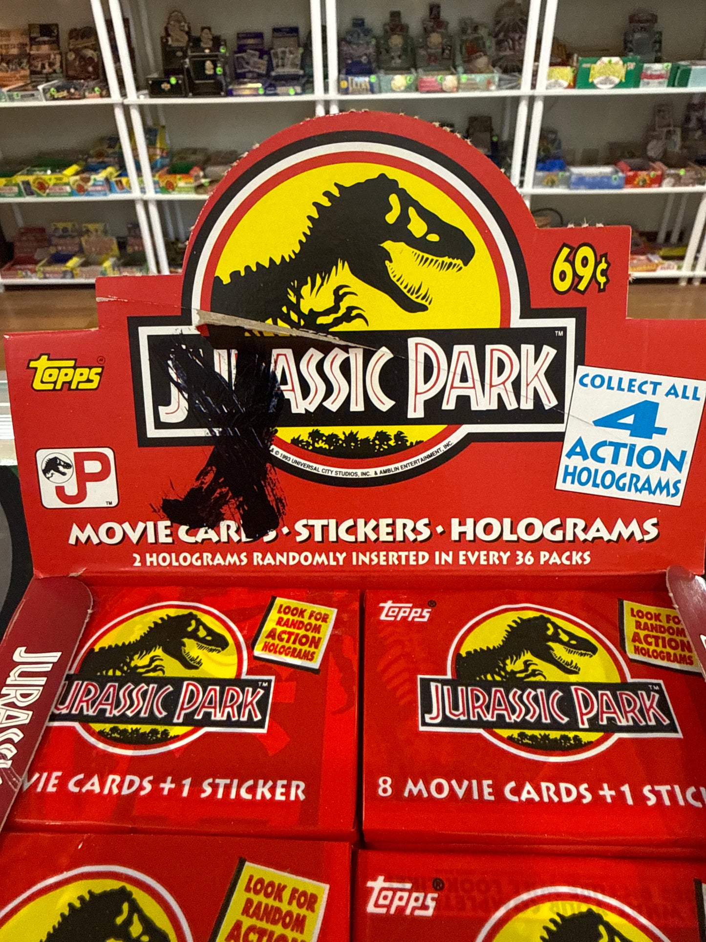 1992 Topps Jurassic Park Pack