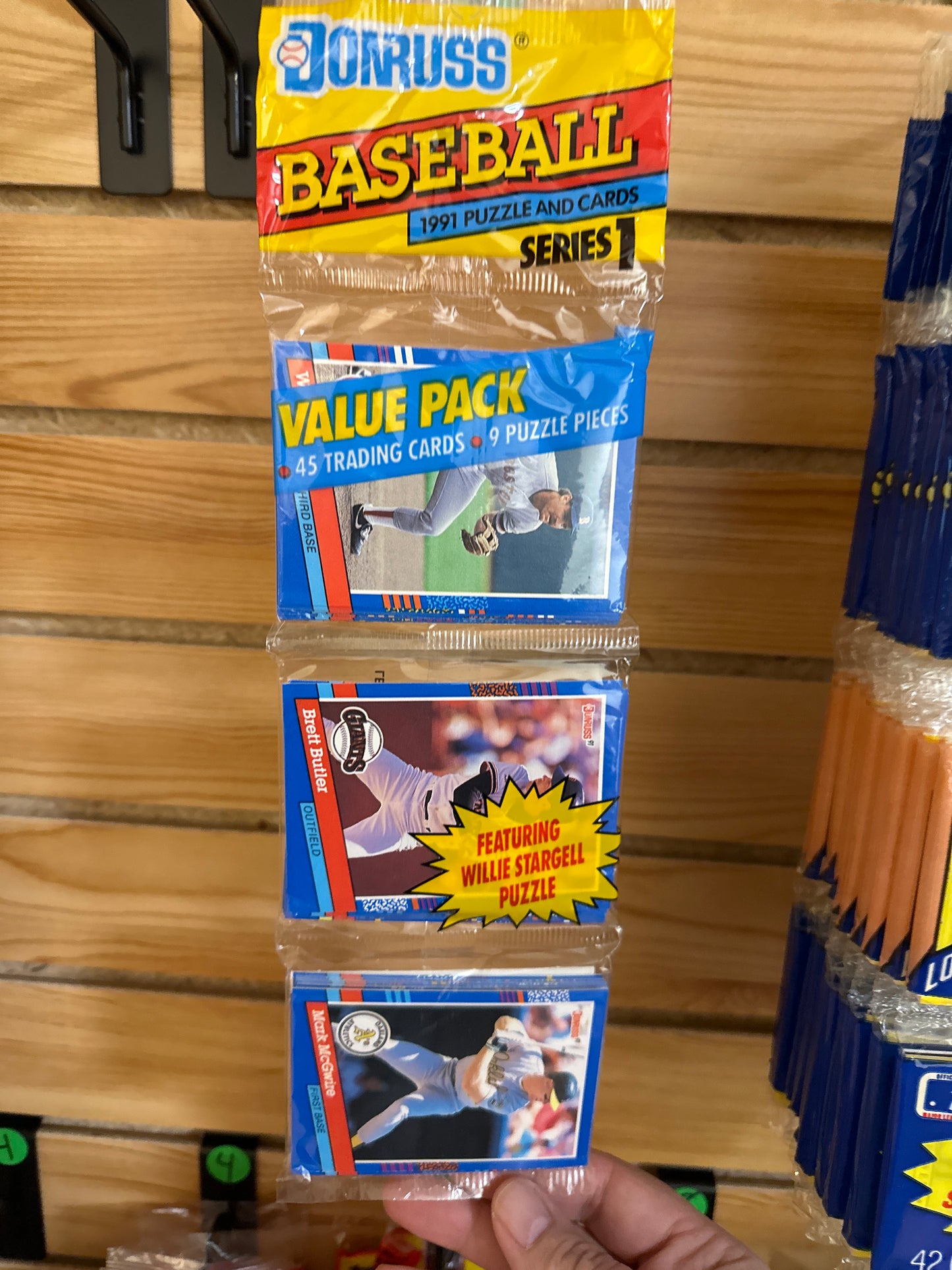 1991 Donruss Baseball Series 1 Rack Pack