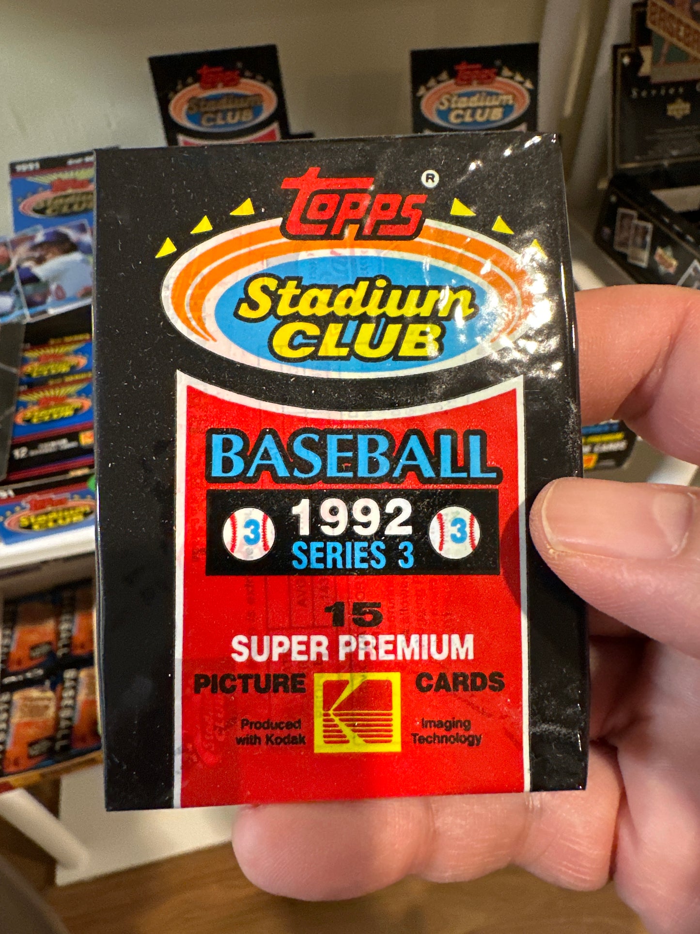 1992 Topps Stadium Club Baseball Series 3 Pack