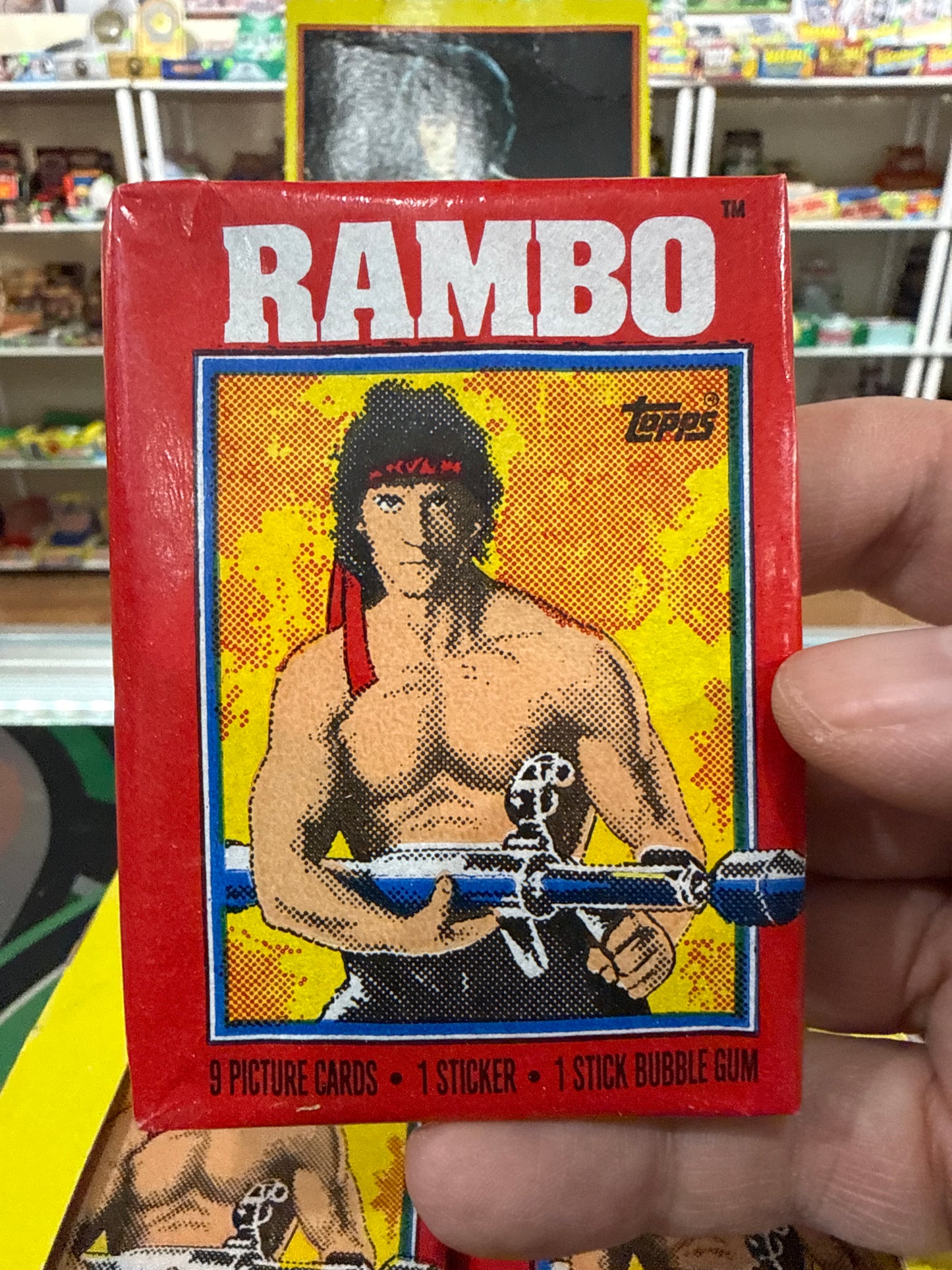1985 Topps Rambo First Blood Part 2 Pack