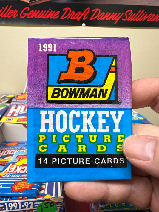 1991-92 Bowman Hockey Pack