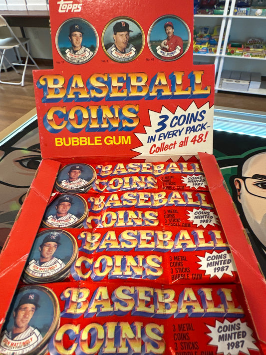 1987 Topps Baseball Coins Pack