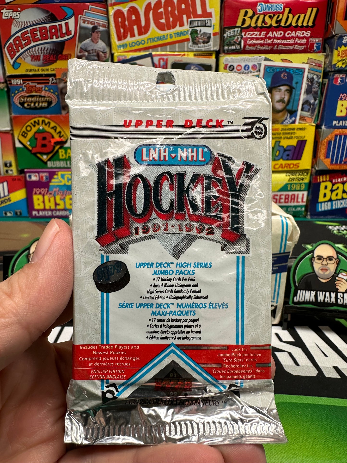 1991-92 Upper Deck Hockey High Series Jumbo Pack