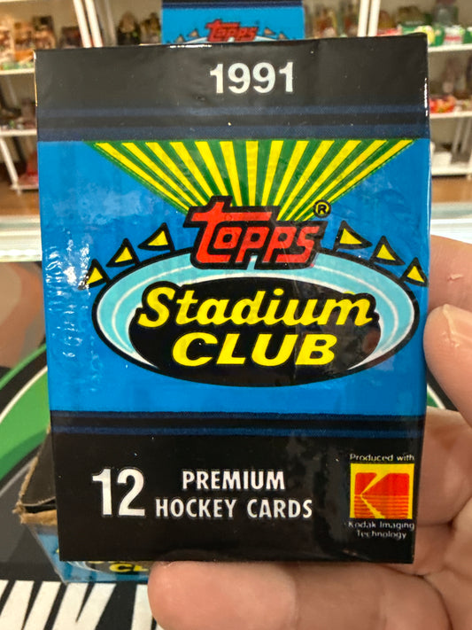 1990-91 Stadium Club Hockey Pack