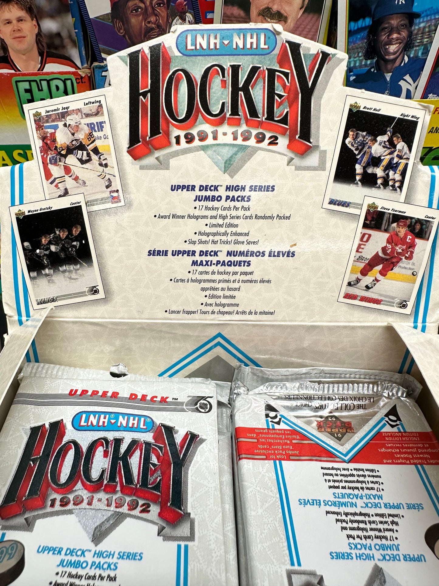 1991-92 Upper Deck Hockey High Series Jumbo Pack