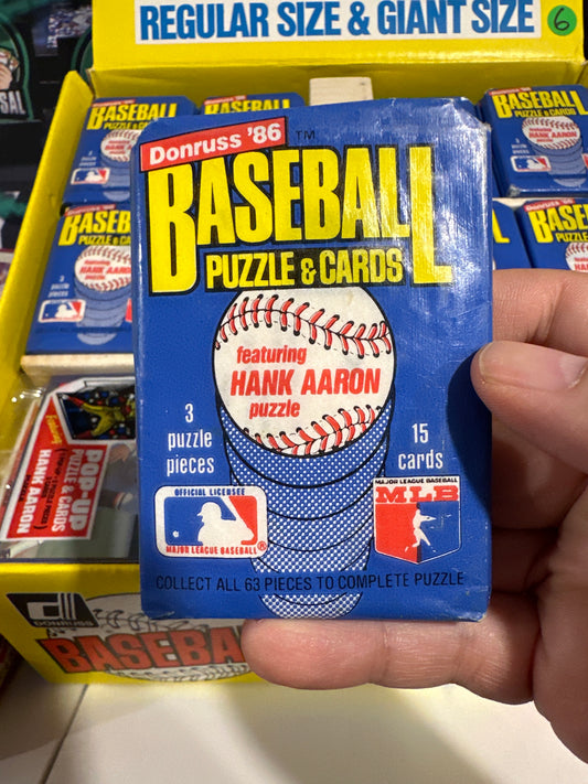 1986 Donruss Baseball Pack