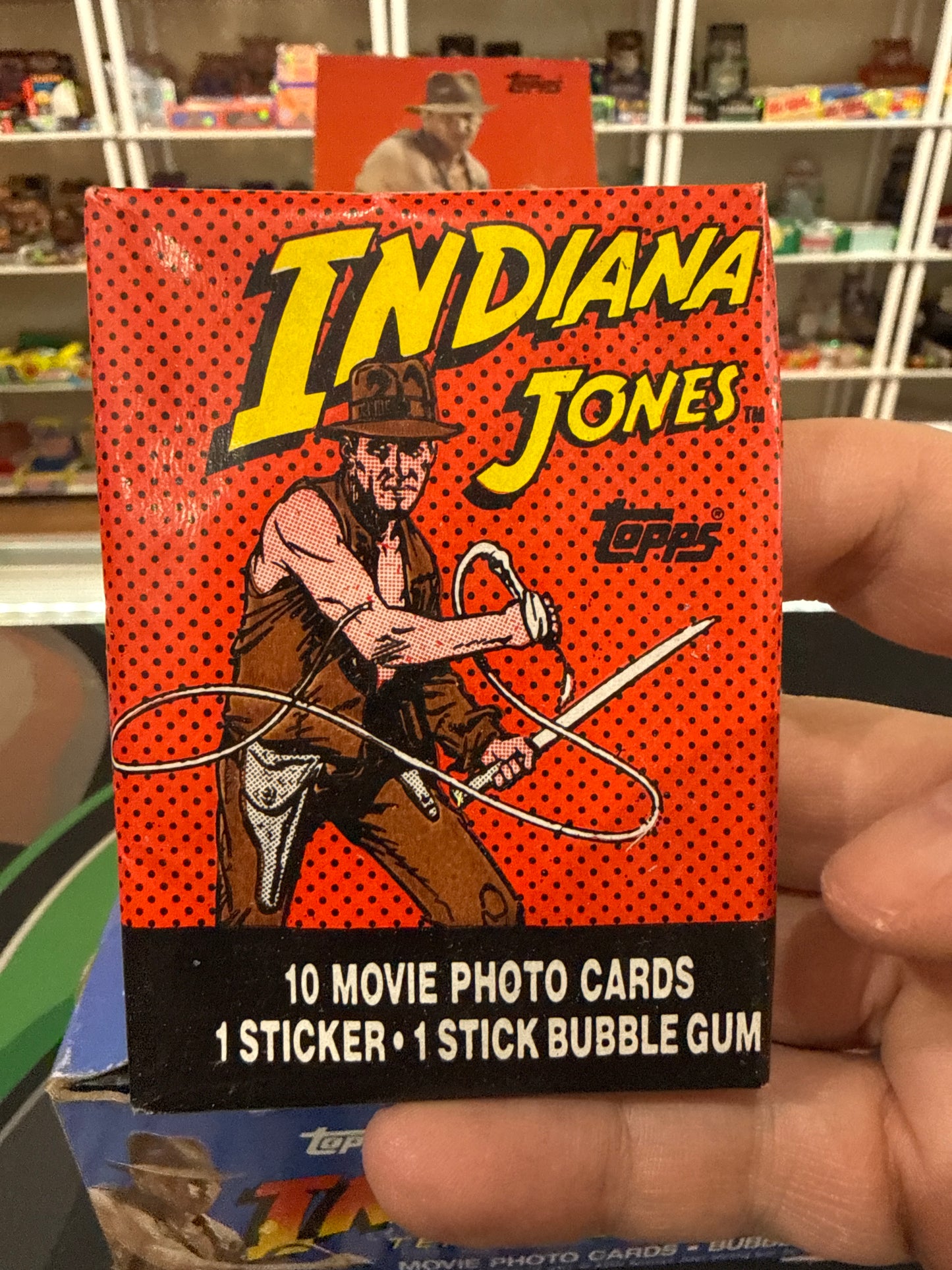 1984 Topps Indiana Jones And The Temple Of Doom Pack