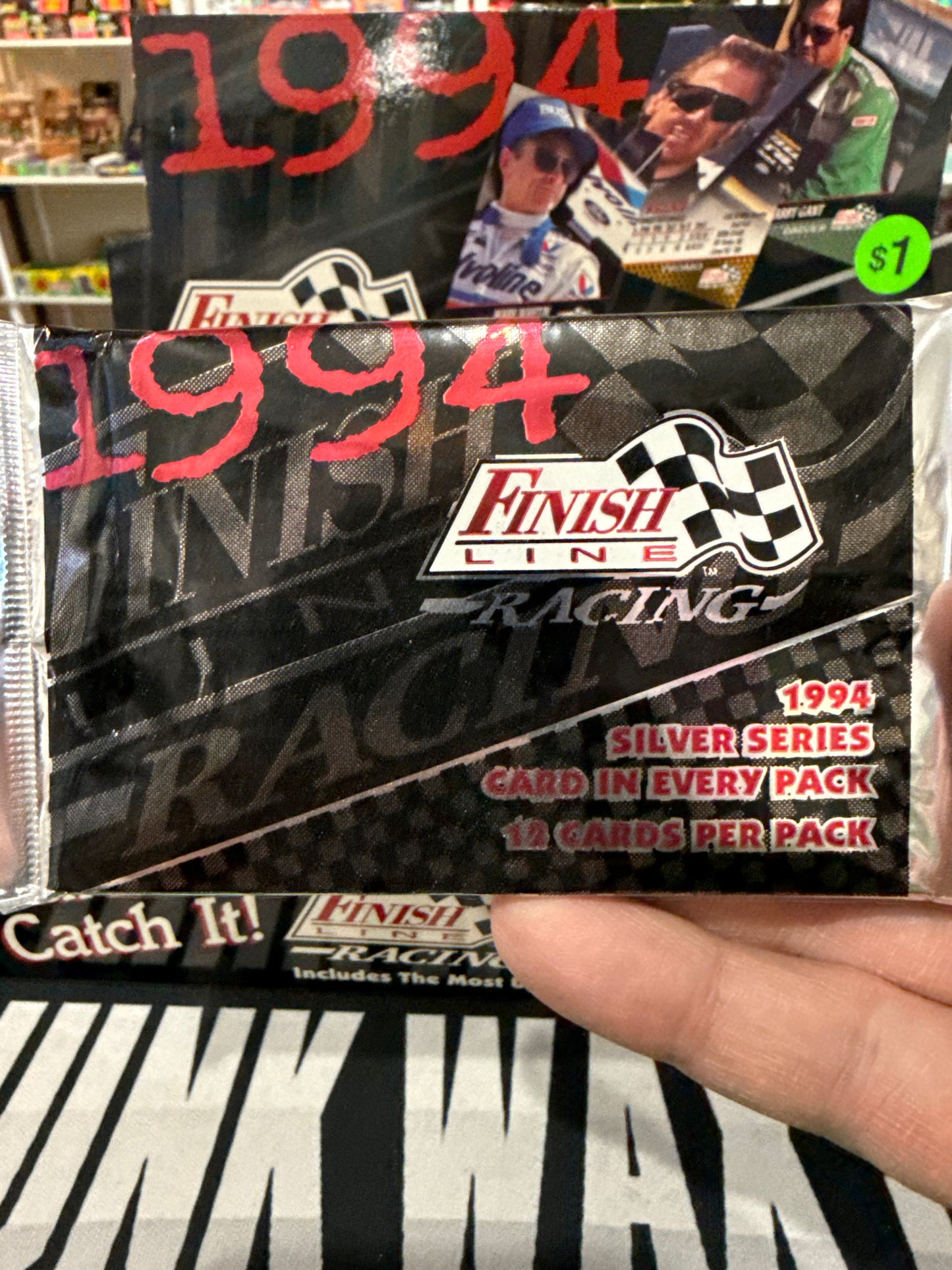 1994 Finish Line Racing Cards Pack
