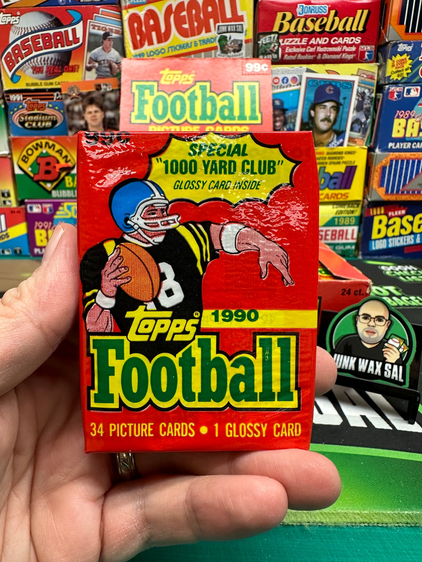 1990 Topps Football Cello Pack