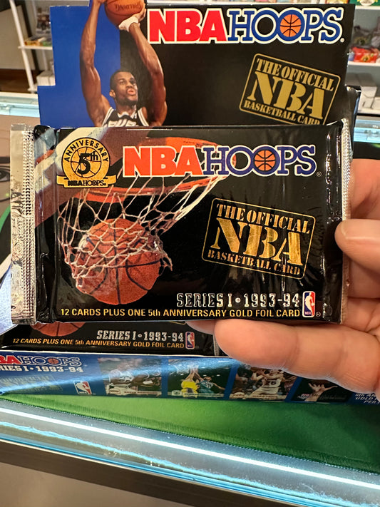 1993-94 NBA Hoops Series 1 Basketball Pack