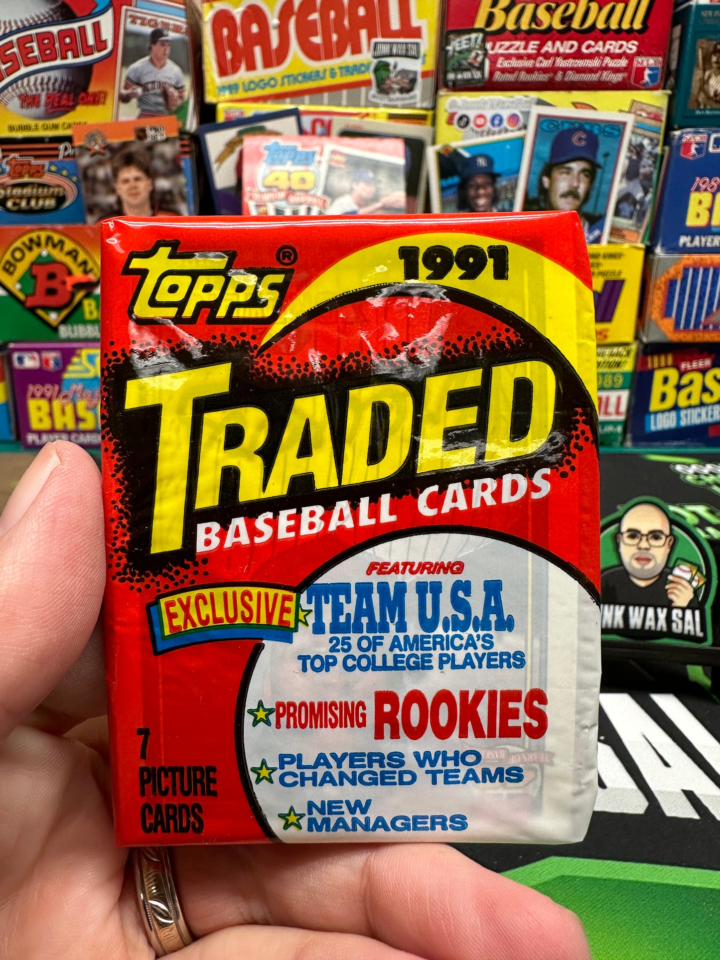 1991 Topps Traded Baseball Pack