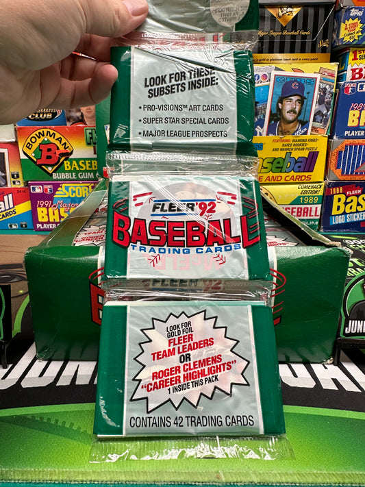 1992 Fleer Baseball Rack Pack