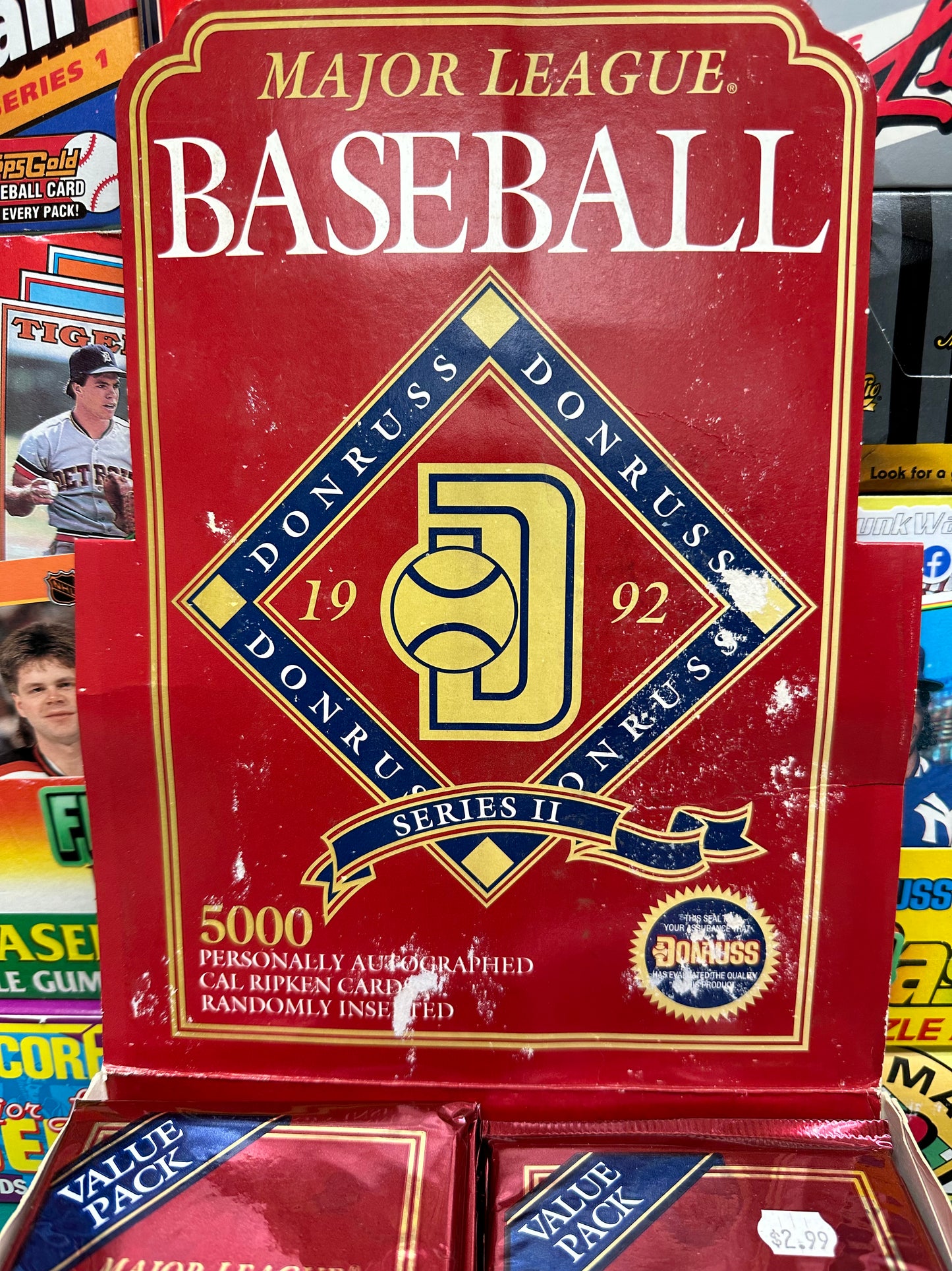 1992 Donruss Baseball Series 2 Rack Pack